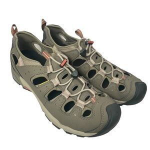 Men’s Size 13 Keen Butte Waterproof Closed Toe Athletic Hiking Shoes Beige